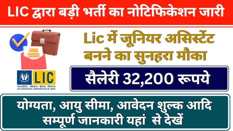 Lic Finance Notification Out